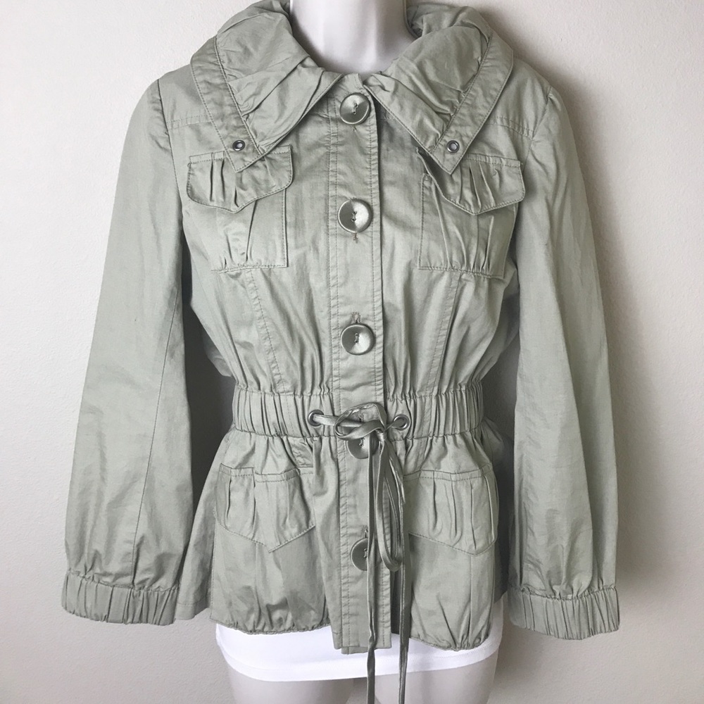 Nanette Lepore Light Weight Short Trench Coat